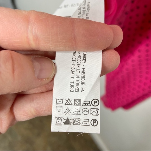 Zara Trafaluc Bright Pink Polka Dot Ruched Asymmetrical Dress - Picture 14 of 16